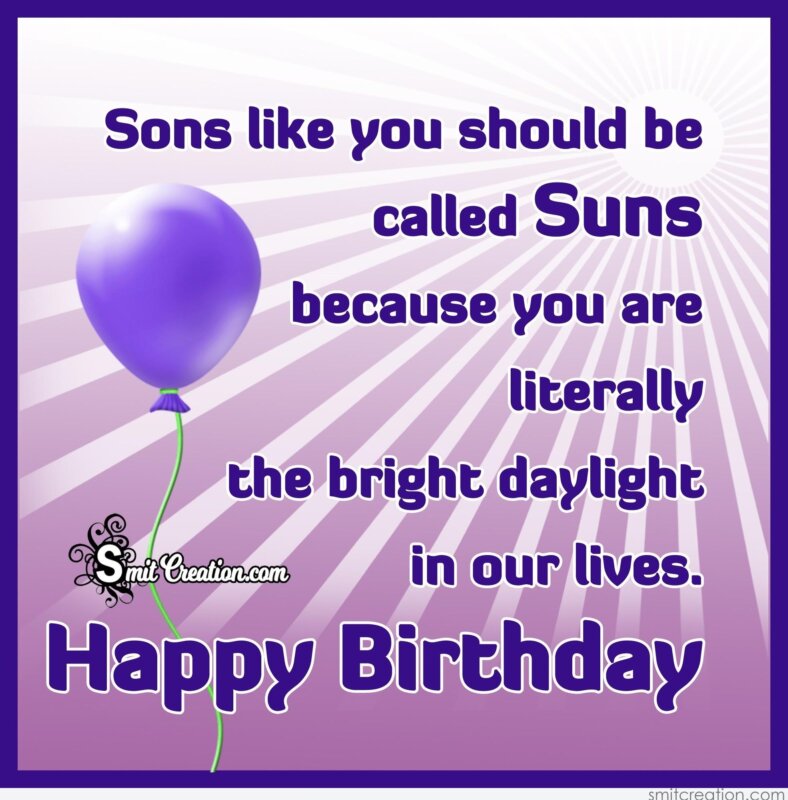 Birthday Wishes For Son Pictures And Graphics SmitCreation