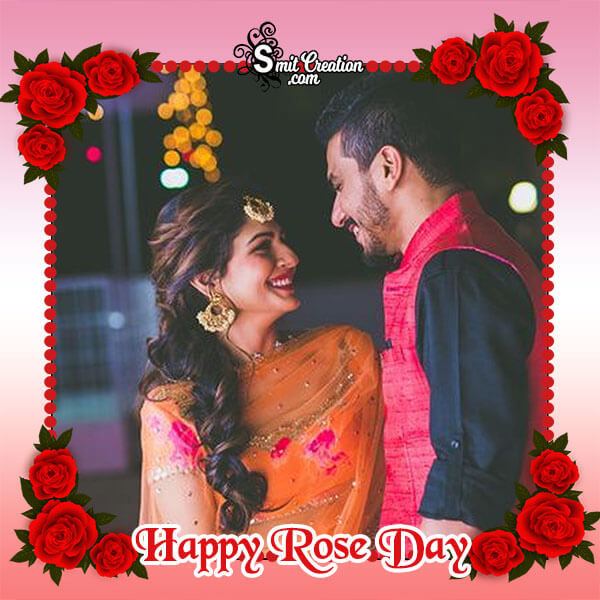 Beautiful Rose Day Photo Frame