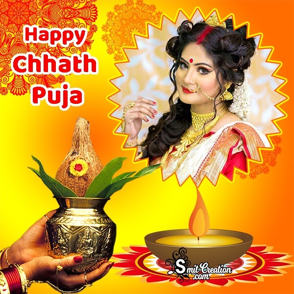 Happy Chhath Pooja Photo Frame