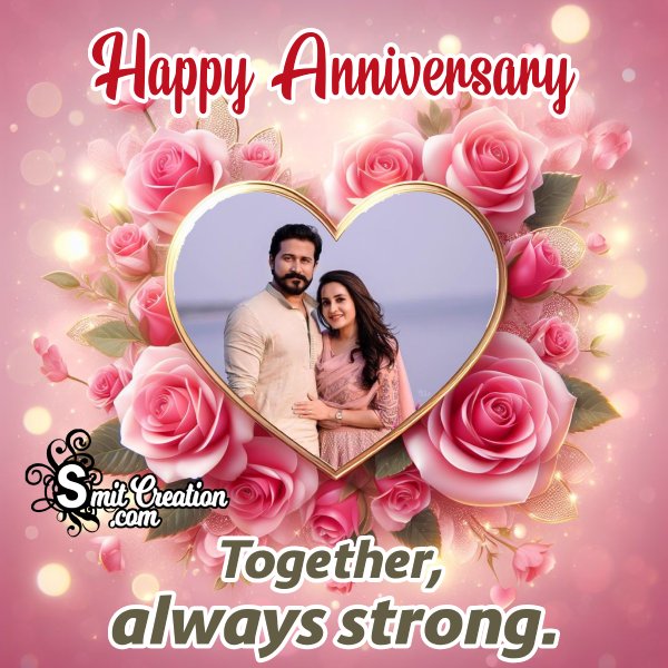 Best Anniversary Photo Frame With Roses