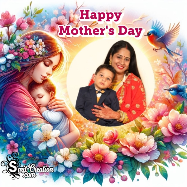 Wonderful Happy Mothers Day Photo Frame For Fb