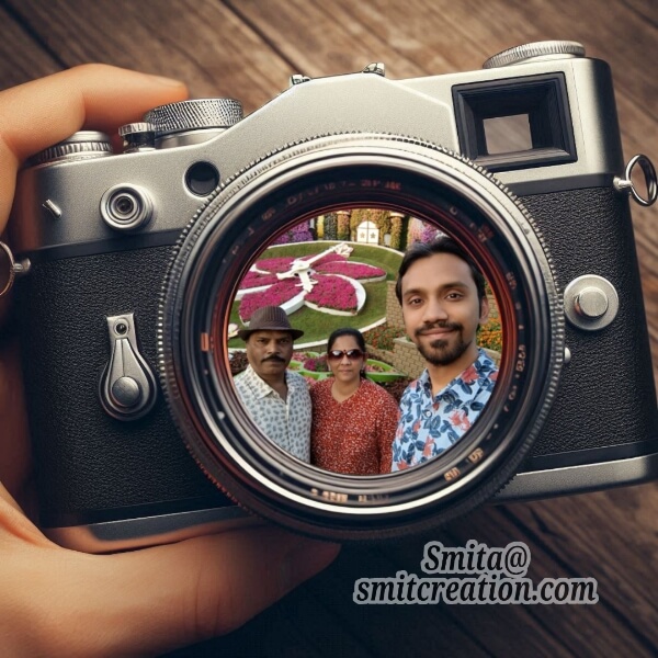 Fantastic Camera Lens Photo Frame