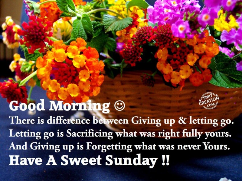 Good Morning – Have A Sweet Sunday!! - SmitCreation.com