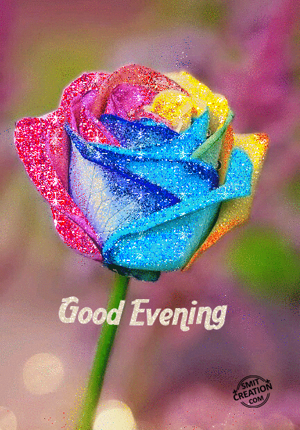 Good Evening Glitters, GIF, Images