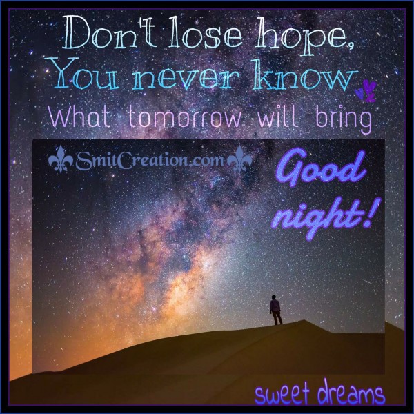 Good Night! Sweet Dreams! - SmitCreation.com
