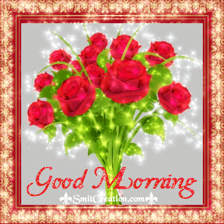 Good Morning Animated Gif Flowers Smitcreation Com