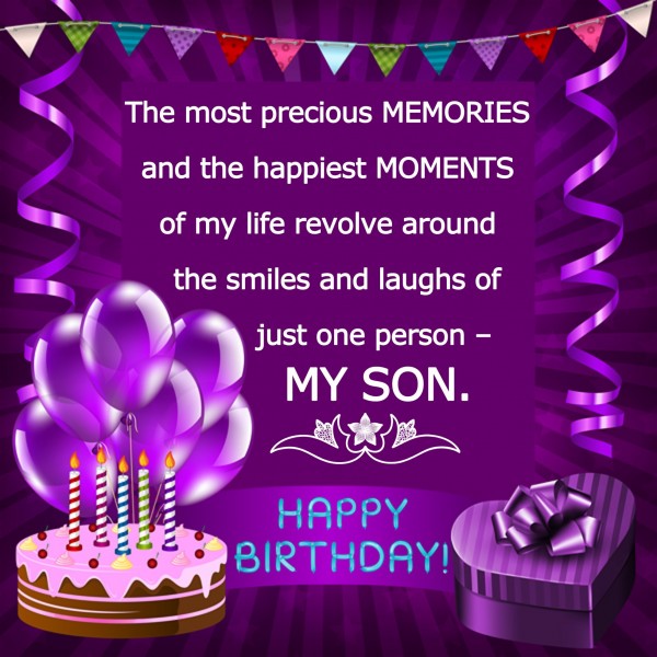 Happy Birthday My Dear Son - SmitCreation.com