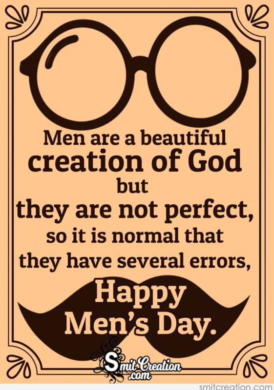 Happy Men s Day Quote SmitCreation