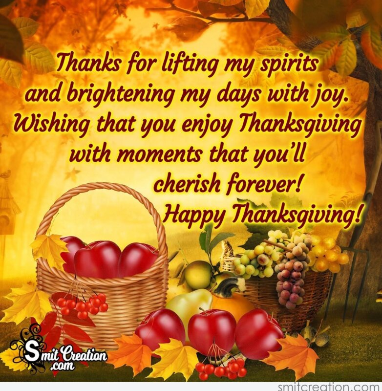 Happy Thanksgiving Wishes Quote SmitCreation