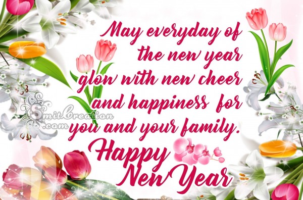 Happy New Year Wish For Happiness