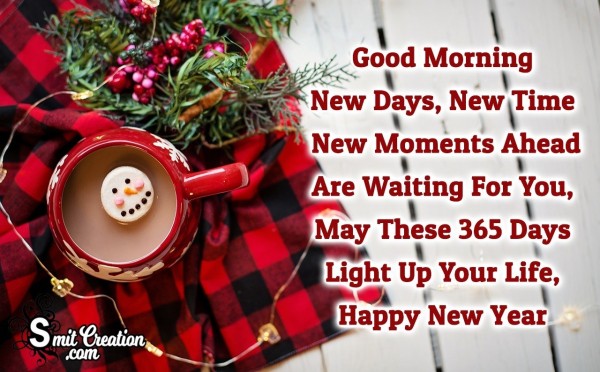 Good Morning Happy New Year Wish