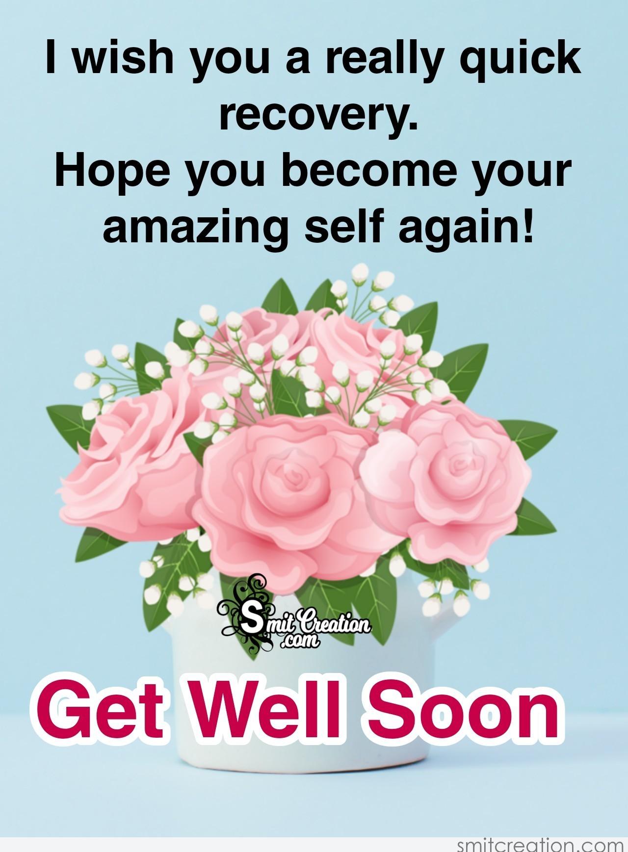 Get Well Soon Recovery Message SmitCreation