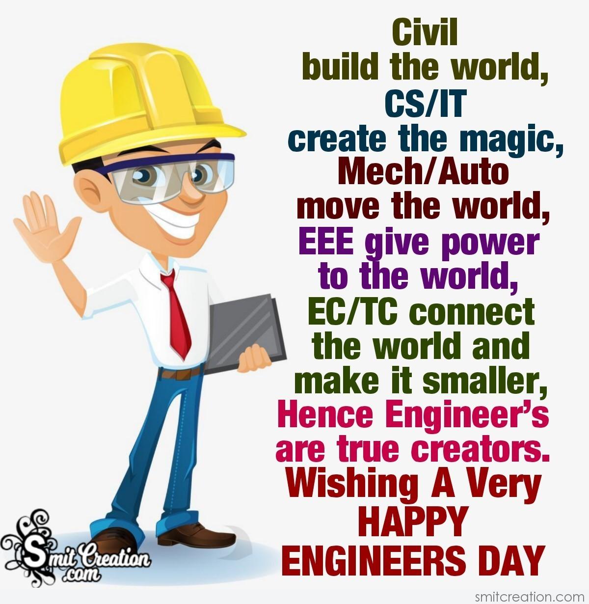Happy Engineers Day Quote - SmitCreation.com