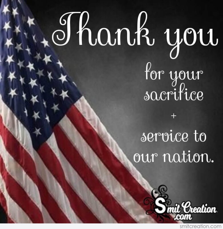 Veterans Day Thank You Card SmitCreation com