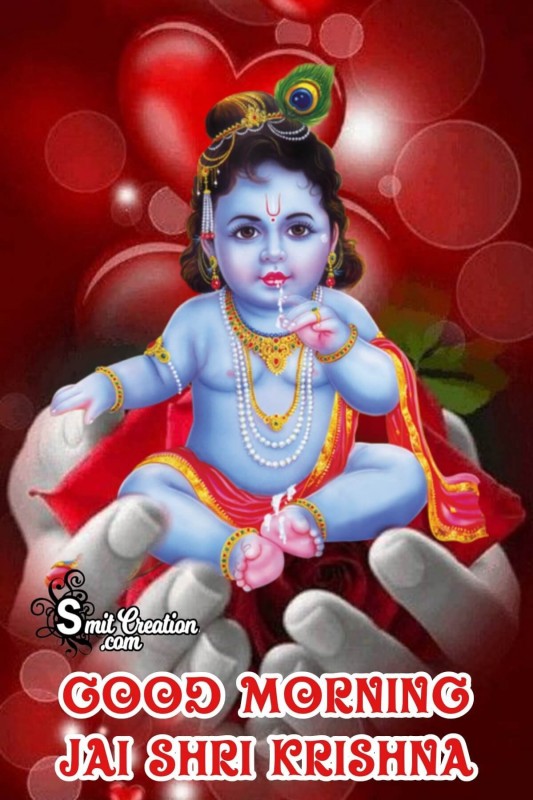 Good Morning Bal Krishna Pic - SmitCreation.com