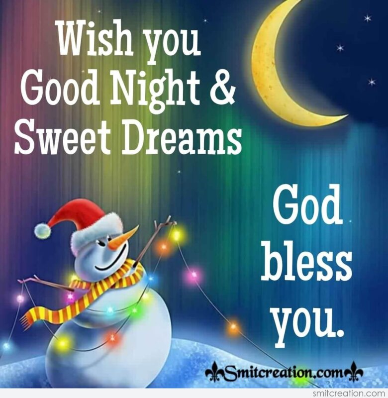 Wish You Good Night And Sweet Dreams - SmitCreation.com