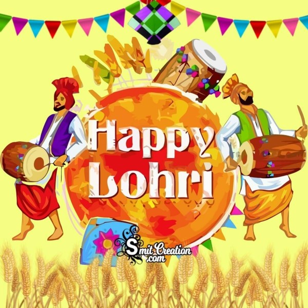 Happy Lohri Greeting Card