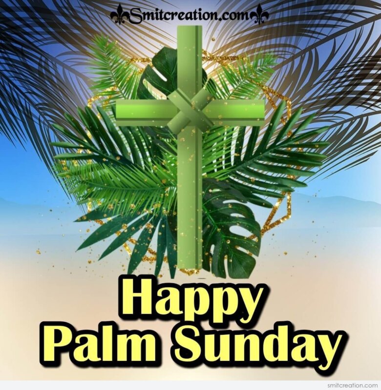 Happy Palm Sunday Image - SmitCreation.com