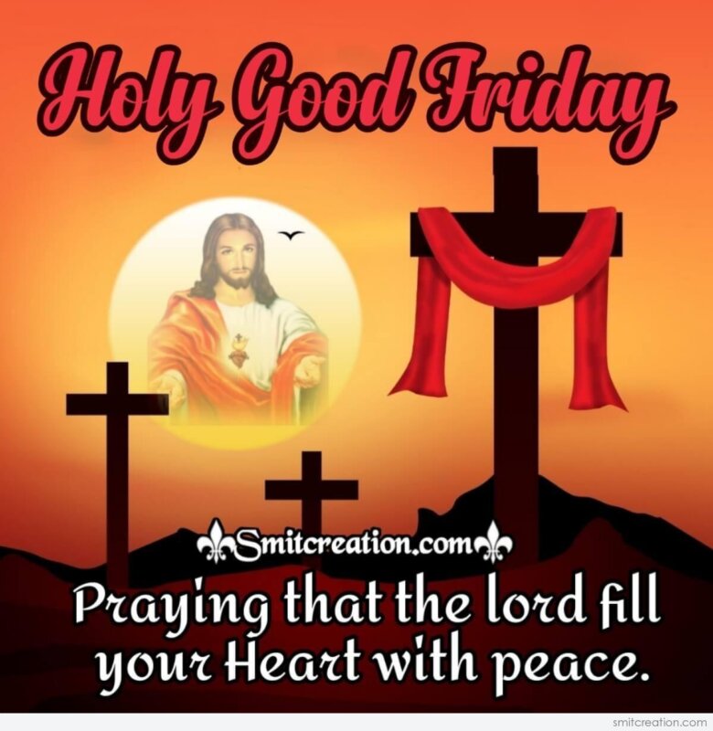 Holy Good Friday Prayer Card