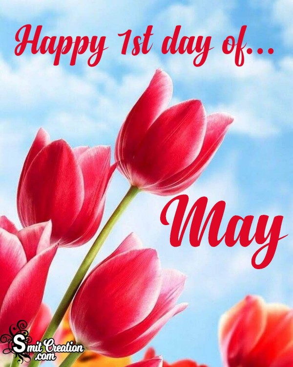 Happy 1st day of May Greeting - SmitCreation.com