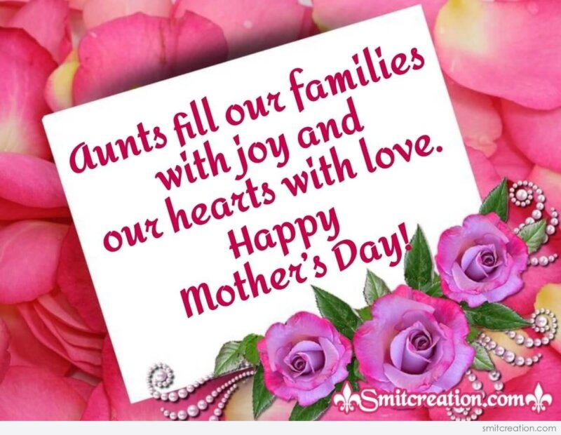 Happy Mother s Day Card For Aunt SmitCreation