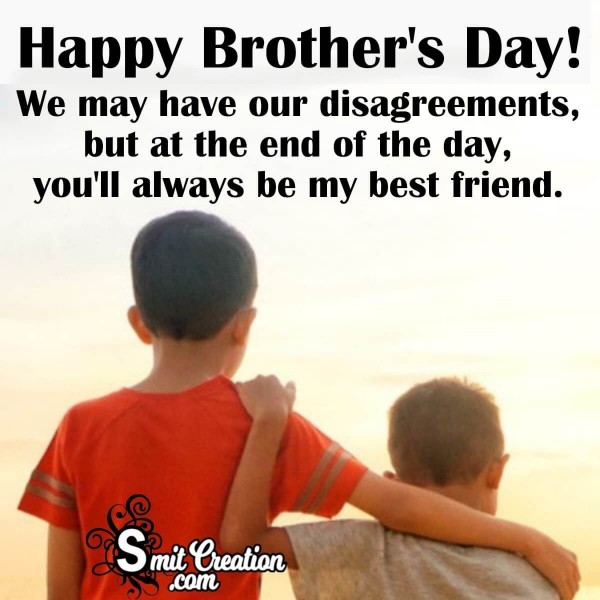 Happy Brother’s Day Card For Best Brother - SmitCreation.com