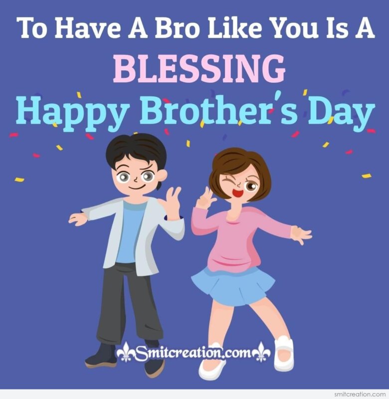 Happy Brother’s Day Blessing - SmitCreation.com