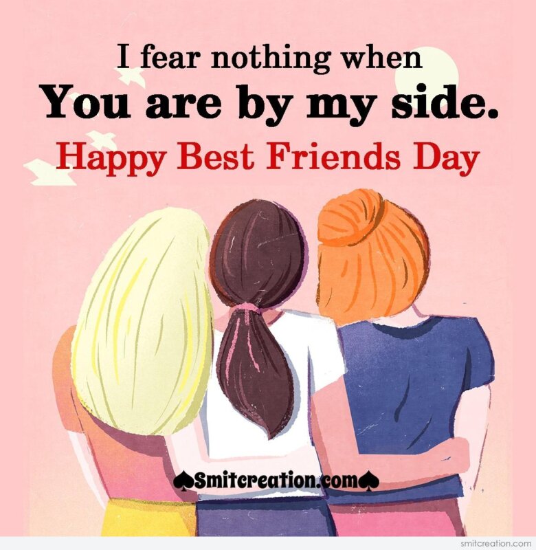 Happy Best Friends Day To Best Friend - SmitCreation.com