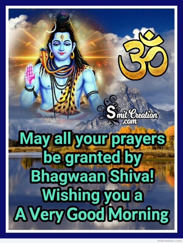 Good Morning Lord Shiva Images With Quotes And Wishes Smitcreation Com