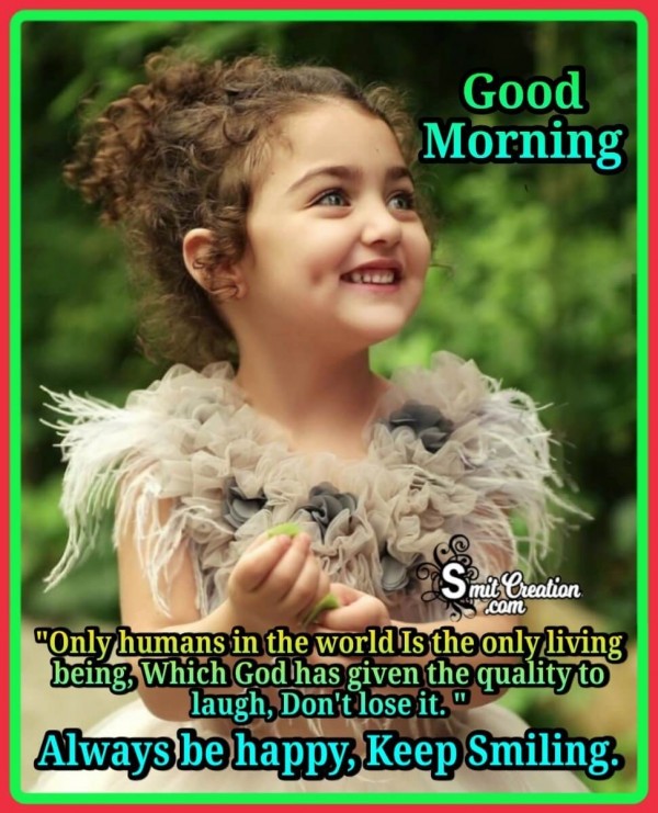 Good Morning Smile Messages Images - SmitCreation.com