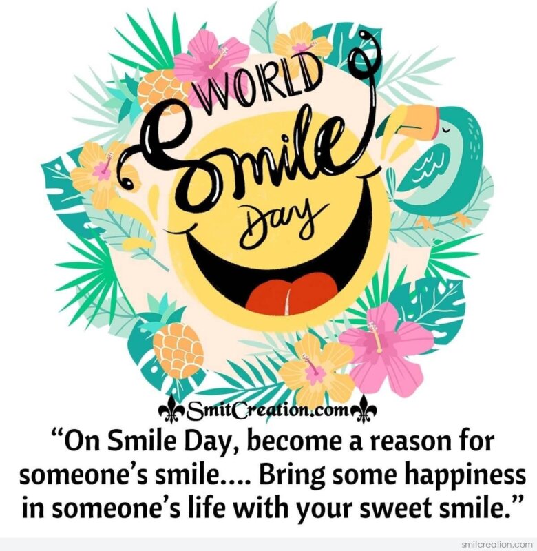 World Smile Day Quotes Messages Wishes Images SmitCreation