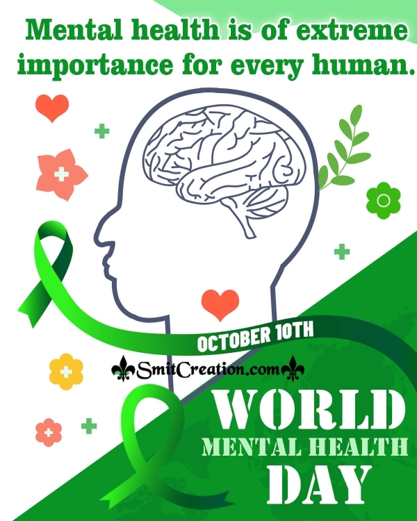 World Mental Health Day Poster SmitCreation