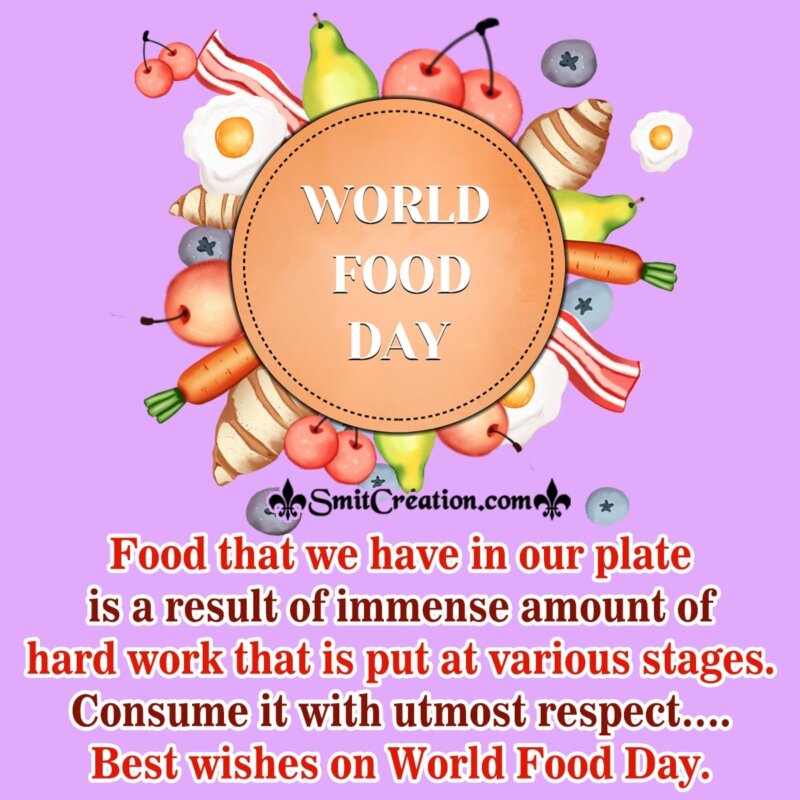 World Food Day Quotes Messages Slogans Wishes Images SmitCreation