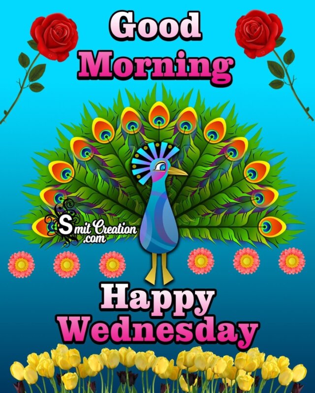Happy Wednesday Good Morning Image - SmitCreation.com