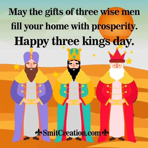 Happy Three Kings Day Greetings SmitCreation