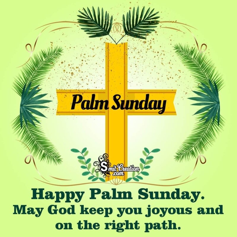 Happy Palm Sunday Blessings, Wishes, Messages Images