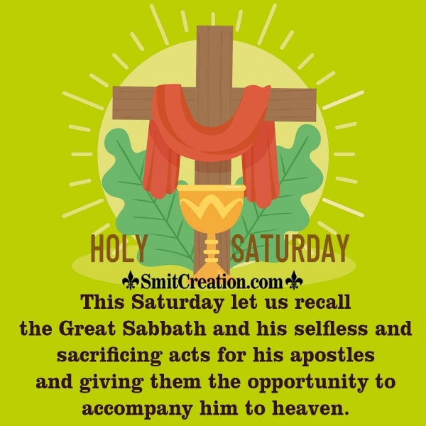 Holy Saturday Great Sabbath Message