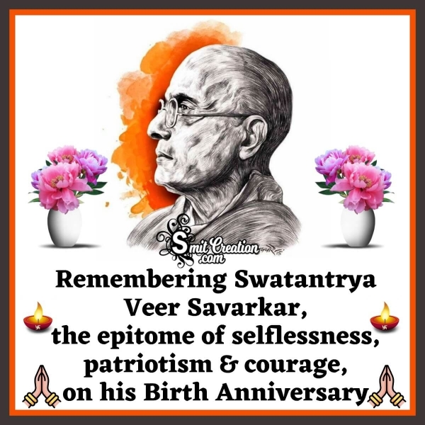 Swatantrya Veer Vinayak Savarkar Birth Anniversary Image