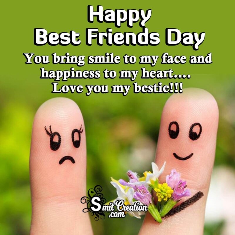 Happy Best Friends Day Whatsapp Status - SmitCreation.com