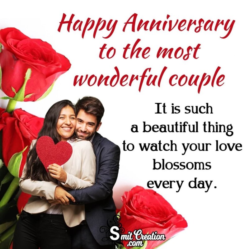 Anniversary Wishes For A Special Couple