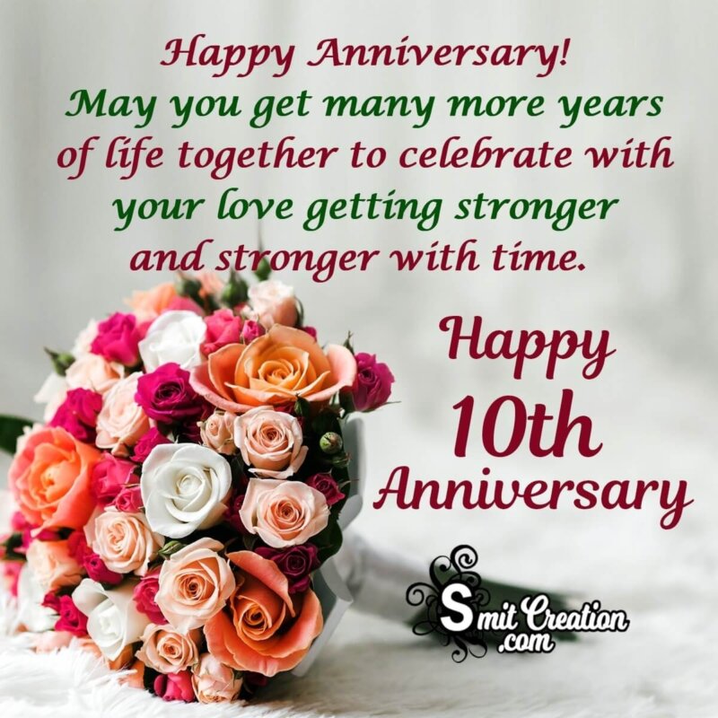 10th Wedding Anniversary Wishes Messages Quotes Anniversary Wishes 