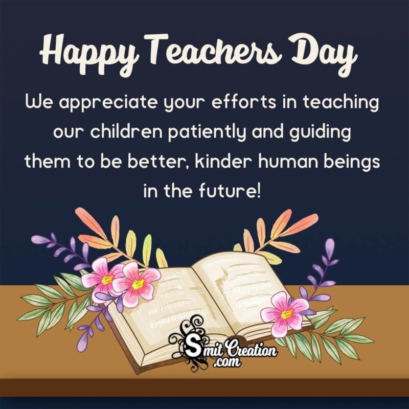 Teachers Day Message From Parents SmitCreation