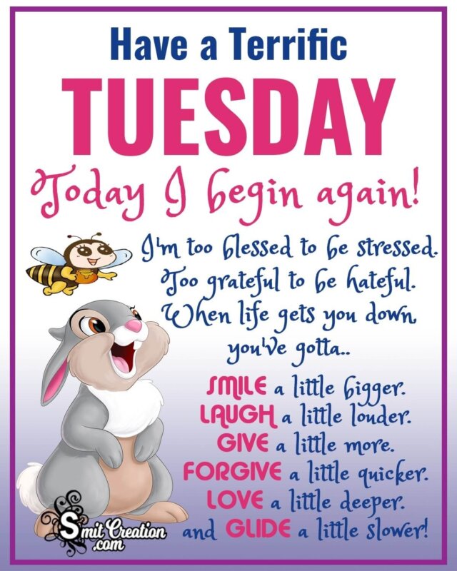 Have A Terrific Tuesday - SmitCreation.com