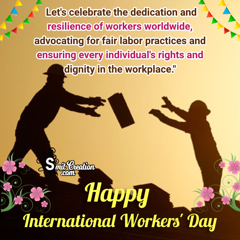 Happy International Workers’ Day Fantastic Wishing Picture
