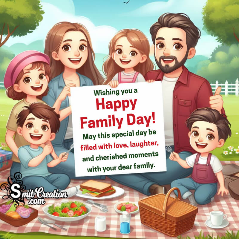 Awesome Family Day Message Photo