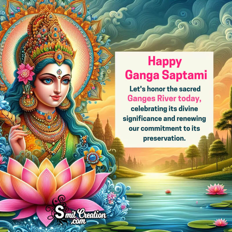 Best Happy Ganga Saptami Wishing Picture