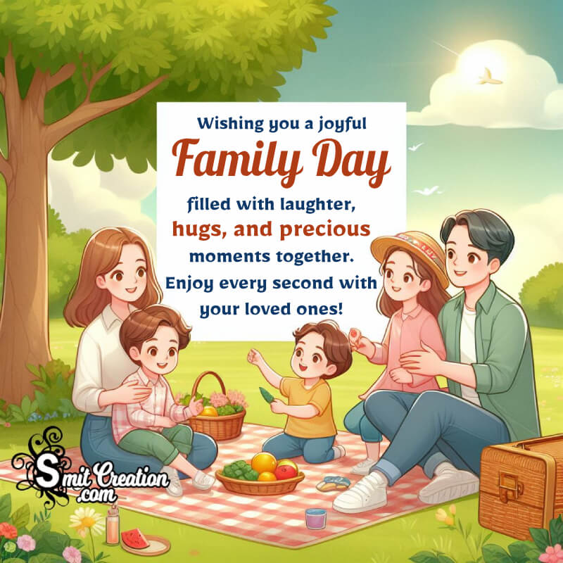 Happy Family Day Wonderful Wishing Picture