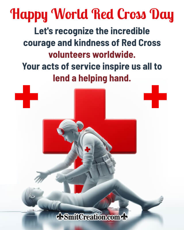 Happy World Red Cross Day Awesome Wish Image