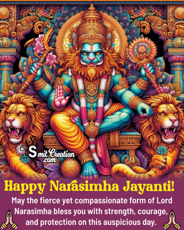 Narasimha Jayanti Best Message Photo