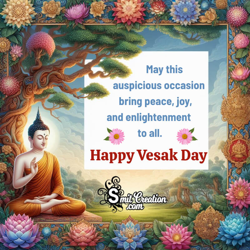 Vesak Day Wonderful Message Photo